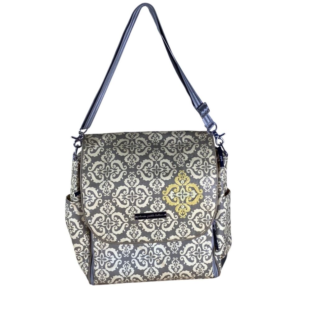 Petunia Pickle Bottom Embroidered Diaper Bag Backpack Convertible Messenger Bag